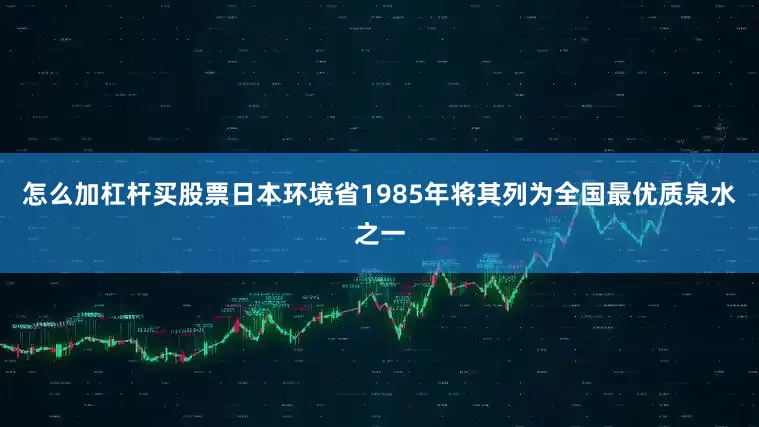怎么加杠杆买股票日本环境省1985年将其列为全国最优质泉水之一